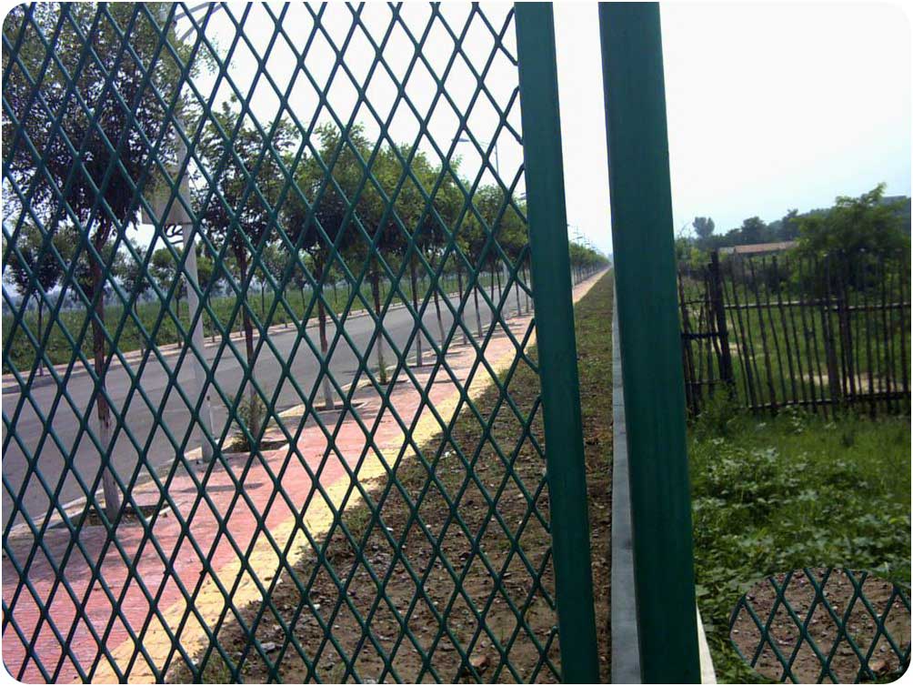 Expanded Metal Fence