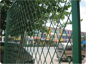 Expanded Metal Fence