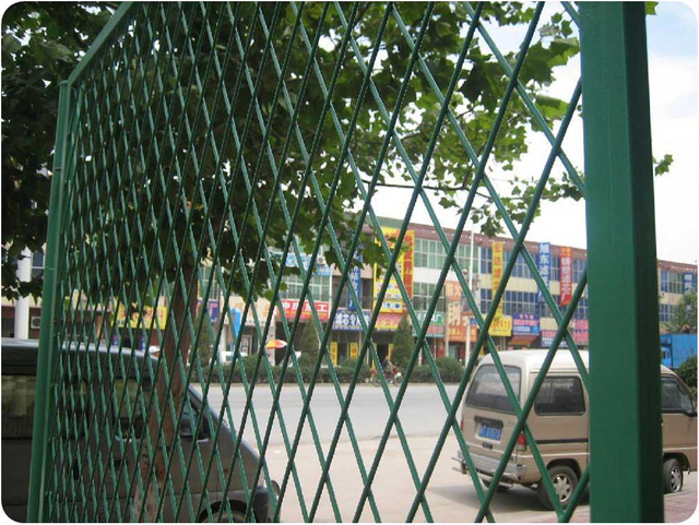 Expanded Metal Fence